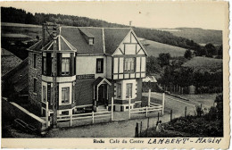 Redu Café Du Centre Lambert - Magin Circulée En 1954 Avec Cachet Relais De Redu Voir Verso - Libin