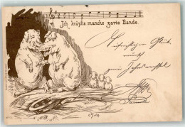 13267631 - Noten Ich Knuepfe Manche Zarte Bande Sign.  O. Fuchs  Verlag Sengbusch Nr. 13 - Pigs