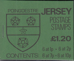 JERSEY  Markenheftchen 0-23, Postfrisch **, Wappen, 1981, Poingdestre - Jersey