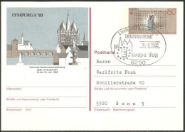 A42 173 Germany Europa Lympurga 83 Exposition Philatelique Postmarked - Briefmarkenausstellungen