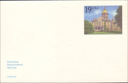 A42 140 USA Postcard Notre Dame - Monumentos