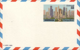 A42 146 USA Postcard Ameripex 86 - Briefmarkenausstellungen