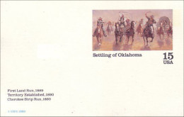 A42 115 USA Postcard Oklahoma Diligences - Diligences