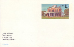 A42 120 USA Postcard Hull House Chicago - Denkmäler