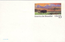 A42 110 USA Postcard Bison Buffalo - Other & Unclassified