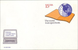 A42 107a USA Postcard Literacy - Computers