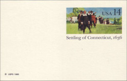 A42 94 USA Postcard Connecticut 1636 - Hoftiere