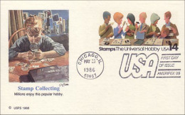 A42 91 USA Postcard Stamps The Universal Hobby FDC - Filatelistische Tentoonstellingen
