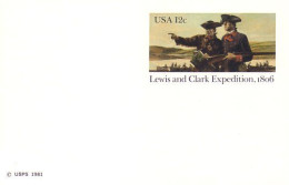 A42 57 USA Postcard Lewis And Clark Expedition 1806 - Militaria