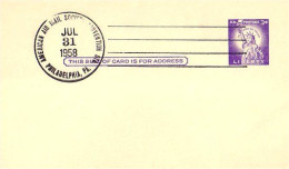 A42 31a USA Postcard Statue Liberté 3c American Air Mail Society FDC - Skulpturen