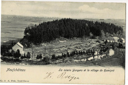 Neufchâteau La Scierie Yungers Et La Village De Hamipré Circulée En 1904 - Neufchateau