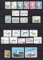 GROENLAND Timbres Oblitérés Années 1990 Et 1991 Complètes - Used Stamps
