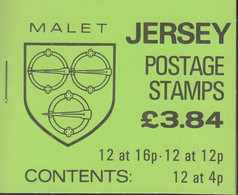 JERSEY  Markenheftchen 0-30, Postfrisch **, Wappen: Malet, 1988 - Jersey