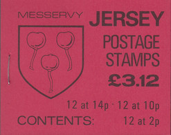 JERSEY  Markenheftchen 0-27, Postfrisch **, Wappen, 1986, Messervy - Jersey