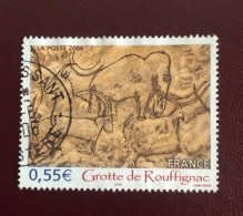 France 2006 Michel 4079 (Y&T 3905) Caché Ronde - Rund Gestempelt LUX - Used Round Postmark - Grotte De Rouffignac - Usati