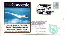 CONCORDE VOL CHARTER TENNANT CALEDONIAN BREWERIES1981 - Concorde