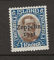 1931 MNH Iceland Mi 148 Postfris** - Unused Stamps