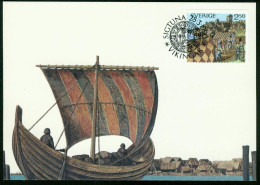 Mk Sweden Maximum Card 1990 MiNr 1594 | Vikings #max-0146 - Maximum Cards & Covers