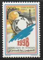 DJIBOUTI - N°736A ** (1998) Coupe Du Monde De Football - Gibuti (1977-...)