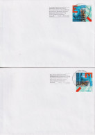 Werbeflaggen  "Expo'02 Exposition Nationale Suisse"  Zürich / Genève  (2 Stück)       2002 - Briefe U. Dokumente