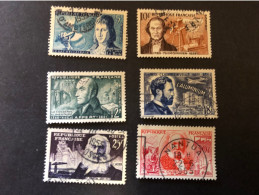 Timbres 1012 1013 1014 1015 1016 Et 1017 La Série Inventeurs Oblitérée - Used Stamps
