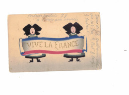 VIVE LA FRANCE LORRAINE ALSACE ECRIT EN 1915 - Guerre 1914-18