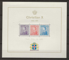 1937 MNH Iceland Mi Block 1 Postfris** - Unused Stamps