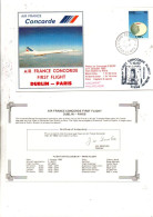 CONCORDE VOL AIR FRANCE DUBLIN-PARIS 1983 - Concorde
