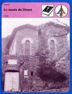 Le Musée Du Désert 1910 Gard  Histoire De France  Religion Fiche Illustrée - Storia