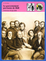 Le Gouvernement Provisoire De 1848   Histoire De France  Vie Politique Fiche Illustrée - Historia