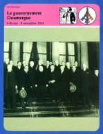 Le Gouvernement Doumergue 1934   Histoire De France  Vie Politique Fiche Illustrée - Geschiedenis