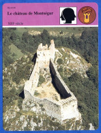 Le Chateau De Montségur 13 Eme Siècle   Histoire De France  Religion Fiche Illustrée - Geschichte