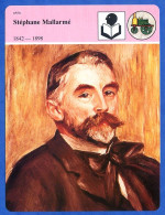 Stéphane Mallarmé 1842 1898  Histoire De France  Arts Fiche Illustrée - History