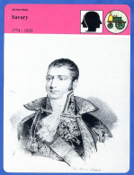 Savary 1774 1833   Histoire De France  Vie Politique Fiche Illustrée - Geschichte