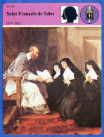 Saint François De Sales 1567 1622  Histoire De France  Religion Fiche Illustrée - History