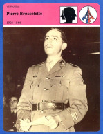 Pierre Brossolette 1903 1944  Histoire De France  Vie Politique Fiche Illustrée - Geschichte