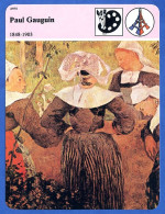 Paul Gauguin 1848 1903  Histoire De France  Arts Fiche Illustrée - Histoire