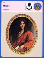 Molière 1622 1673   Histoire De France  Arts Fiche Illustrée - Geschichte