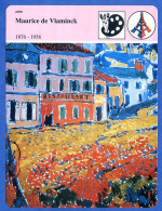 Maurice De Vlaminck 1876 1958  Histoire De France  Arts Fiche Illustrée - History