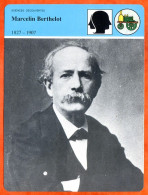 Marcelin Berthelot 1827 1907  Chimiste Histoire De France  Sciences Et Découvertes Homme Fiche Illustrée - Geschiedenis