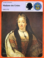 Madame Des Ursins 1642 1722   Histoire De France  Affaires étrangères Fiche Illustrée - History