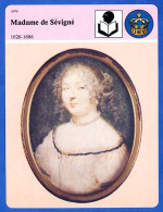 Madame De Sévigné 1626 1696   Histoire De France  Arts Fiche Illustrée - Geschiedenis