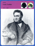 Louis Veuillot 1813 1883  Histoire De France  Religion Fiche Illustrée - Histoire