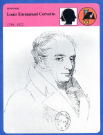 Louis Emmanuel Corvetto 1756 1822   Histoire De France  Vie Politique Fiche Illustrée - Storia