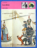 Les Ultras 1815 1830  Histoire De France  Vie Politique Fiche Illustrée - Geschiedenis