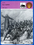 Les Vaudois 12 Eme Siècle  Histoire De France  Religion Fiche Illustrée - Geschiedenis