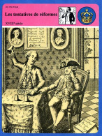 Les Tentatives De Réformes 18 Eme Siecle  Histoire De France  Vie Politique Fiche Illustrée - Histoire