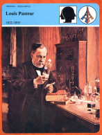 Louis Pasteur 1822 1895 Médecine Rage Histoire De France Sciences Et Découvertes Fiche Illustrée - Storia