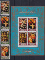 MiNr. 1617 - 1624 (Block 119) Burundi 1983, 2. Nov. Weihnachten: Gemälde (II) - Postfrisch/**/MNH - Unused Stamps