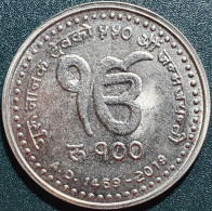 Nepal 100 Rupees, 2019 Guru Nanak Dev UC113 - Népal